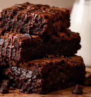 Rich chocolate brownies
